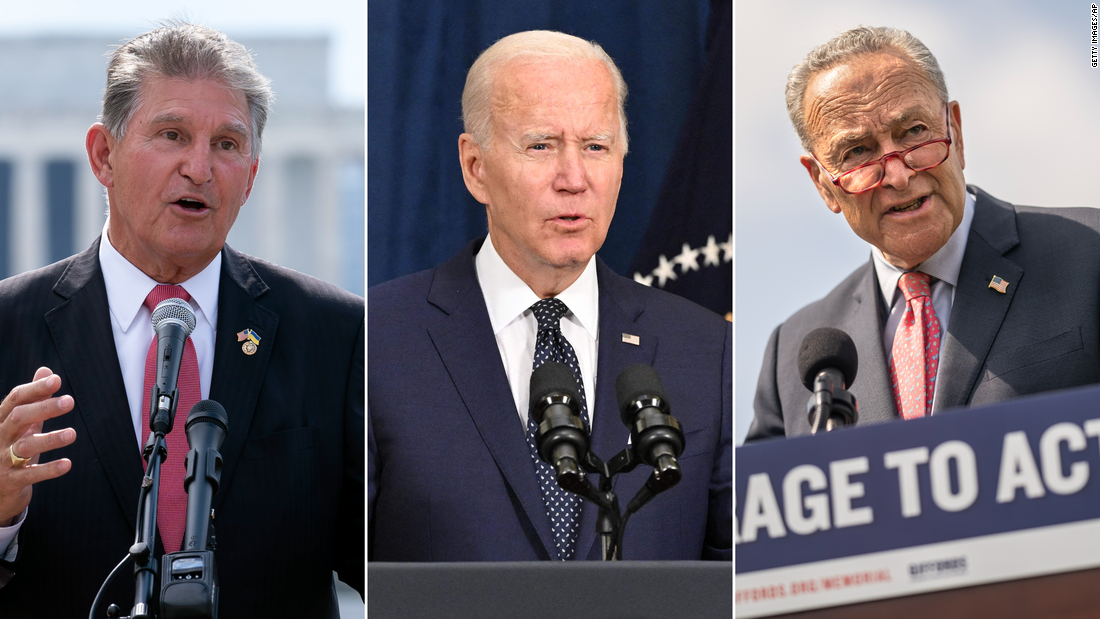 Biden set to speak on Manchin-Schumer climate and economic deal