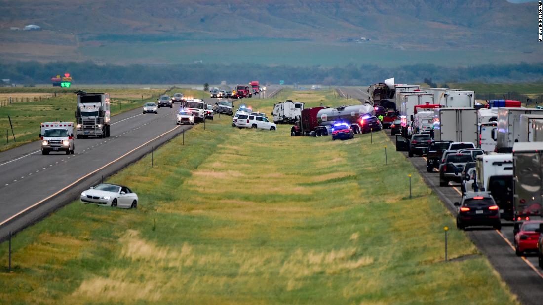 Several dead after dust storm causes vehicle pileup in Montana – CNN Video