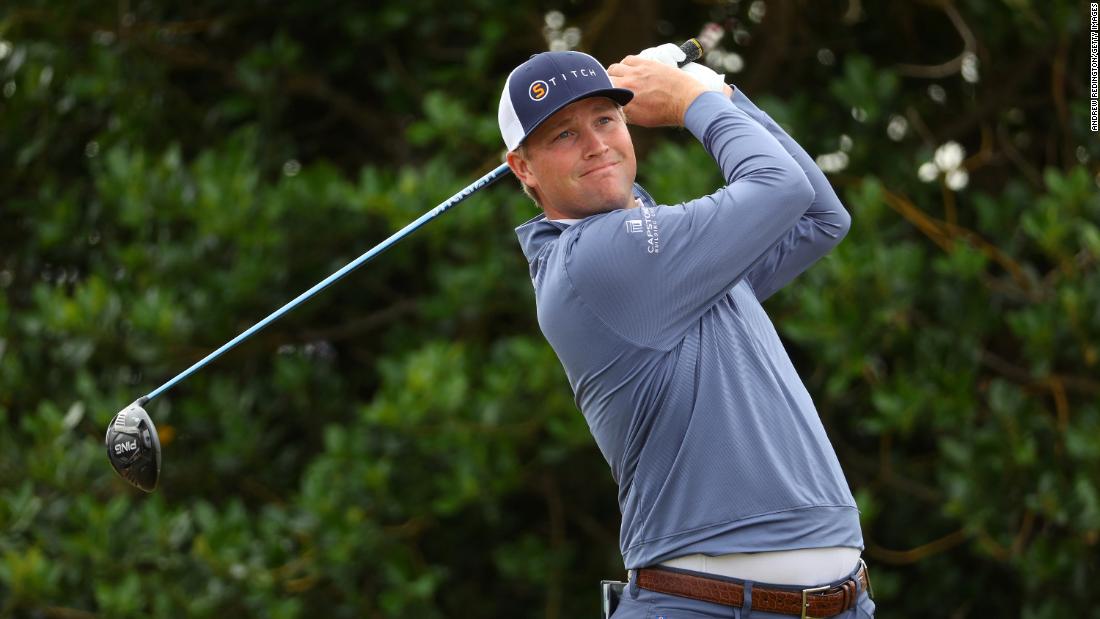 Golf clubs bent at the airport and no sleep: The whirlwind week of Open debutant Trey Mullinax