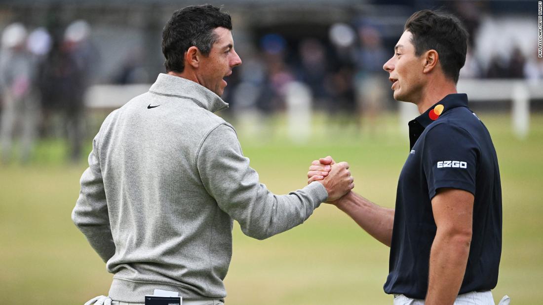 The Open: McIlroy and Hovland level at the top after enthralling third round fight