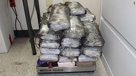US Customs and Border Protection Office of Field Operations officers seized hard narcotics in an enforcement action which totaled more than $690,000 in street value.