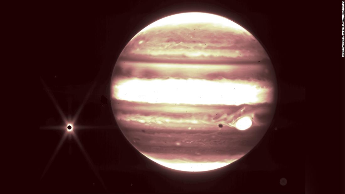 Webb telescope shows off Jupiter in new image