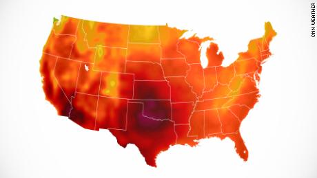 More than 100 million in the US face excessive warning or heat advisories as a dangerous heat wave continues