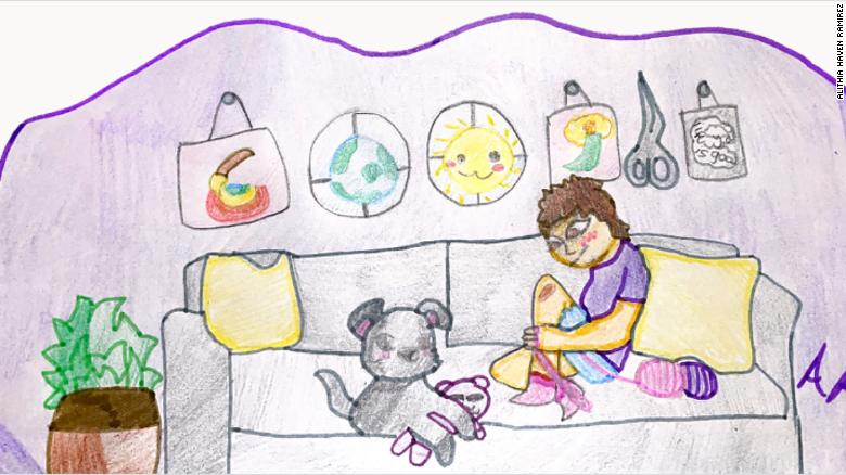 Alithia Haven Ramirez submitted a drawing for the Doodle for Google contest before she was killed.