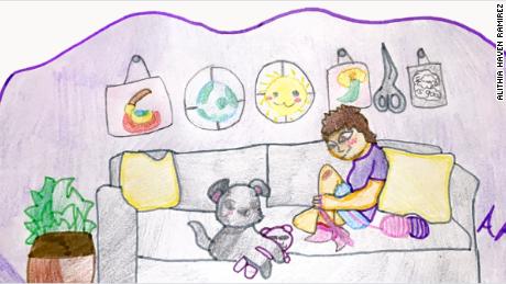 Alithia Haven Ramirez submitted a drawing for the Doodle for Google contest before she was killed.