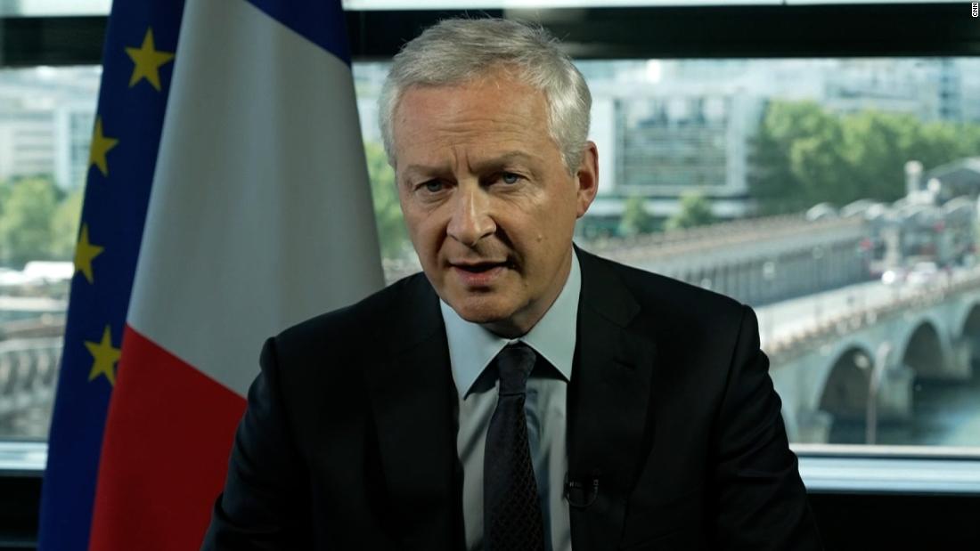 Watch: French finance minister says country preparing for cutoff of Russian gas supply – CNN Video