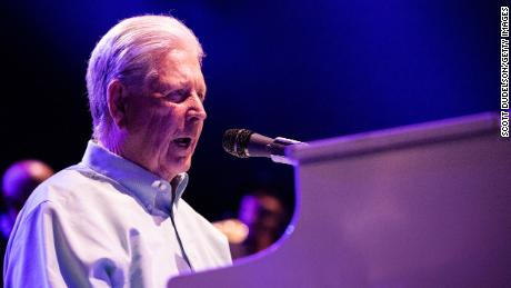Brian Wilson, founding member of the Beach Boys, performs at The Kia Forum on June 9, 2022 in Inglewood, California.