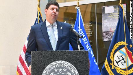 ATF Director Steven Dettelbach speaks at the Bureau of Alcohol, Tobacco, Firearms and Explosives headquarters on July 19, 2022, in Washington.