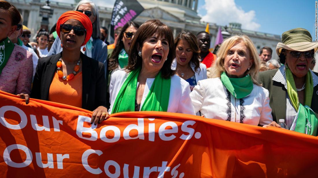 Democratic lawmakers including Ocasio-Cortez Tlaib Speier and more arrested in abortion rights protest in front of the Supreme Court – CNN