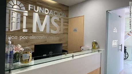 Marie Stopes International opened a new clinic in Tijuana, Mexico, this month.  A sign at the reception desk displays the organization & # 39; s motto, & quot; Children by choice, not by chance. & Quot; 