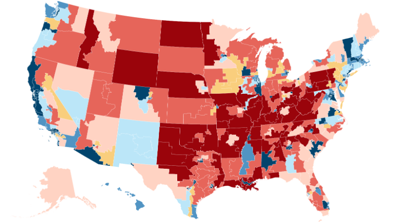 Why the most competitive congressional districts are disappearing
