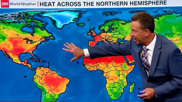 Searing heat wave sweeps through Europe gemist? Kijk het hier.