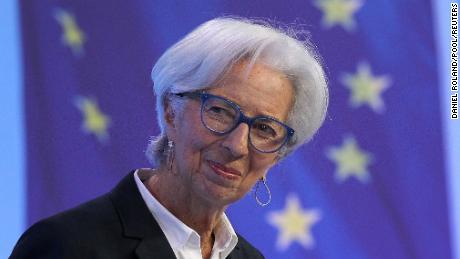 President of European Central Bank Christine Lagarde addresses a news conference following the meeting of the Governing Council&#39;s monetary in Frankfurt, Germany March 10, 2022.