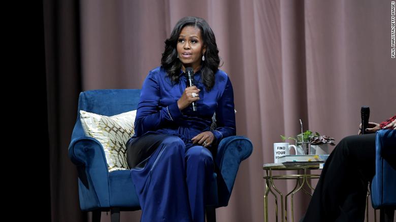 Spurred by world’s ‘uncertainty,’ Michelle Obama announces new book