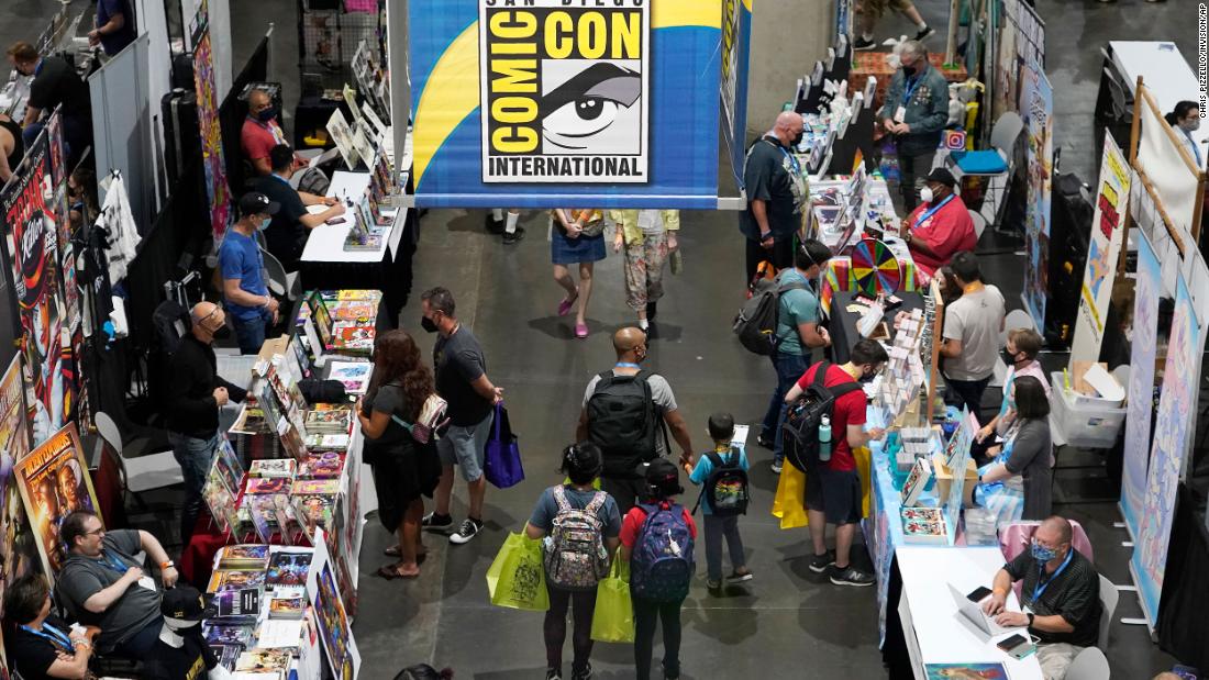 Comic-Con is back, masks and all, as fantasy streaming projects take center stage