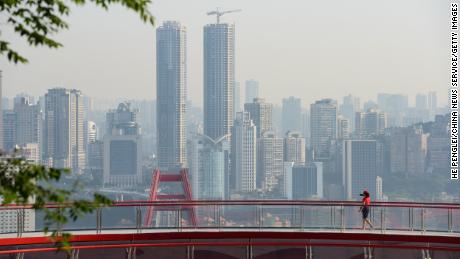 The city of Chongqing has been under a red alert due to the heat.