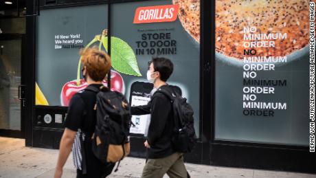 Gorillas, an ultra-fast delivery startup founded in Germany, launched in the US in May 2021.