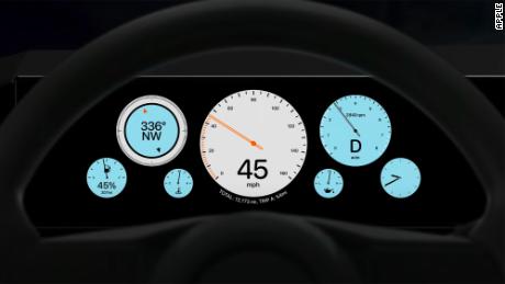 The Apple Carplay speedometer imaphatikizapo malire a liwiro la 160 mph mu mtundu umodzi.