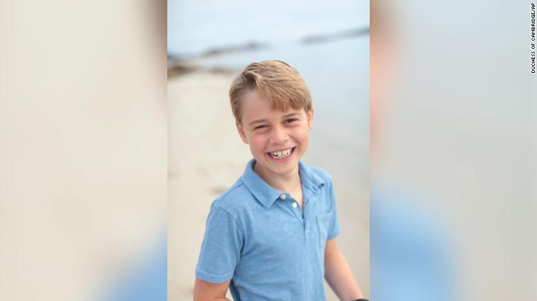 Duke and Duchess of Cambridge share photo of Prince George on eve of his 9th birthday