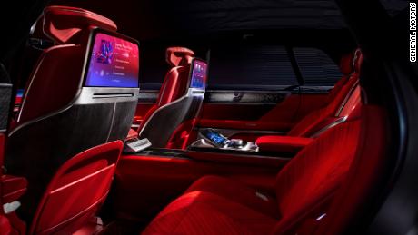 L'intérieur de la Cadillac Celestiq sera doté des meilleurs matériaux disponibles, ont déclaré les dirigeants de GM.