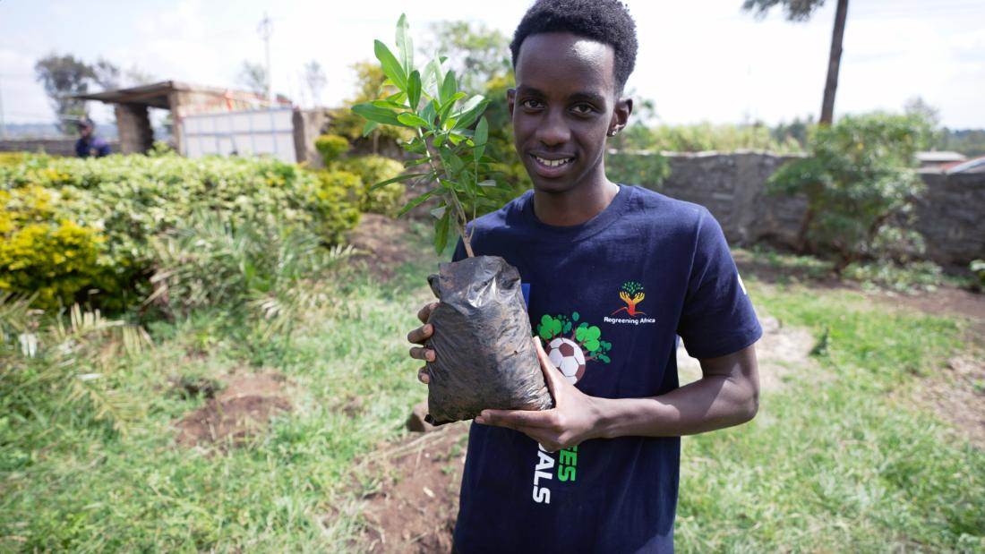 This teenager plants 11 trees when he scores a goal. Now, he wants FIFA involved.