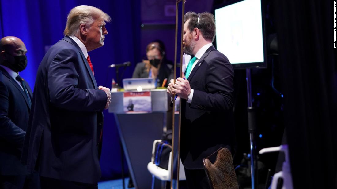 Trump prepares to speak at the Conservative Political Action Conference in Orlando in February 2021. He was making &lt;a href=&quot;https://www.cnn.com/2021/03/01/politics/cpac-2021-trump-speech-american-democracy/index.html&quot; target=&quot;_blank&quot;&gt;his first public remarks since leaving the White House.&lt;/a&gt;