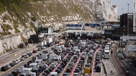 Travelers were warned of four-hour waits on Saturday morning.