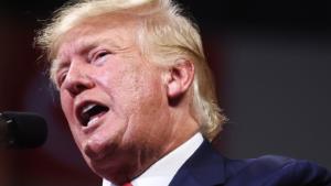 PRESCOTT VALLEY, ARIZONA - JULY 22: Former President Donald Trump speaks at a &#39;Save America&#39; rally in support of Arizona GOP candidates on July 22, 2022 in Prescott Valley, Arizona. Arizona&#39;s primary election will take place August 2. (Photo by Mario Tama/Getty Images)