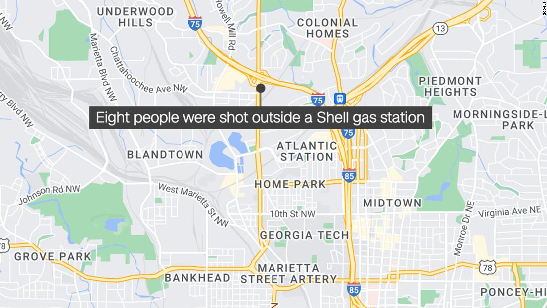 A drive-by shooting left 8 people under the age of 21 injured in Atlanta, police say