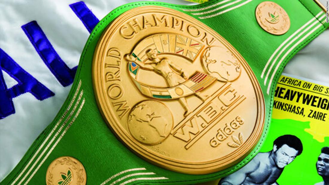 Muhammad Ali belt bought for $6.18 million