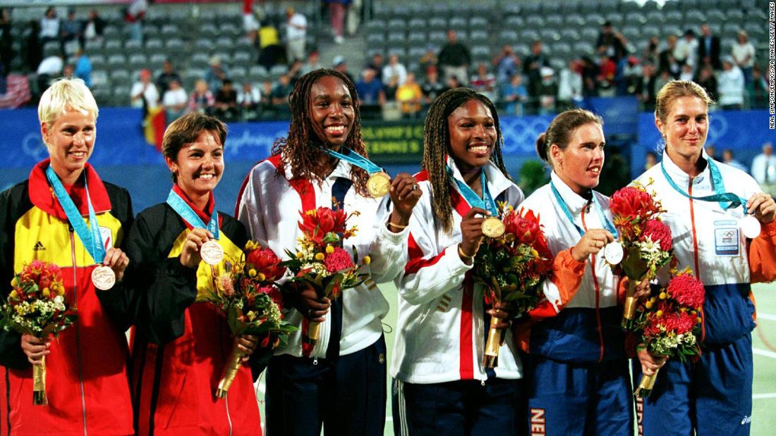 The sisters teamed up in doubles to win Olympic gold at the Sydney Olympics in 2000. They would also win doubles gold at the 2008 and 2012 Olympics.