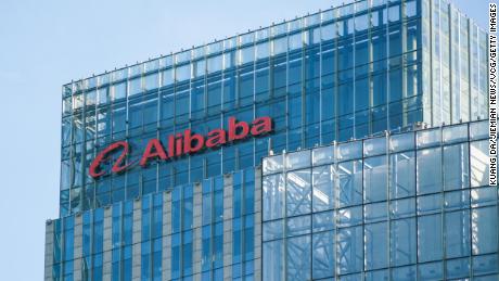 Alibaba shares jumped after announcing the initial listing in Hong Kong