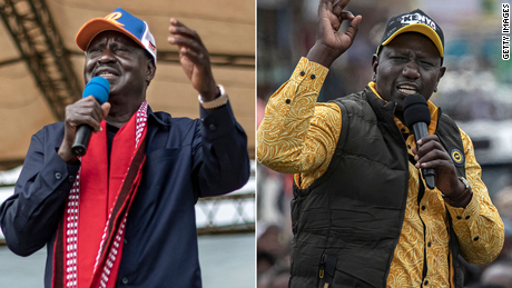 Kenyans have cast their ballots for a new leader in a fiercely-contested race that&#39;s too close to call