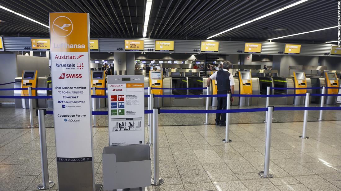 Die Lufthansa hat am Mittwoch wegen Streiks fast alle Flüge in Deutschland gestrichen