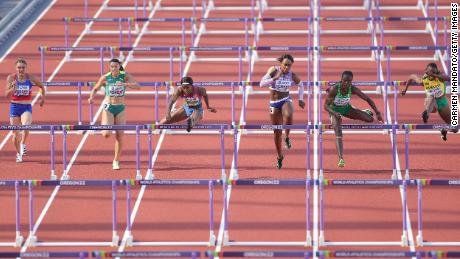 Several athletes set their best times in the semifinals.