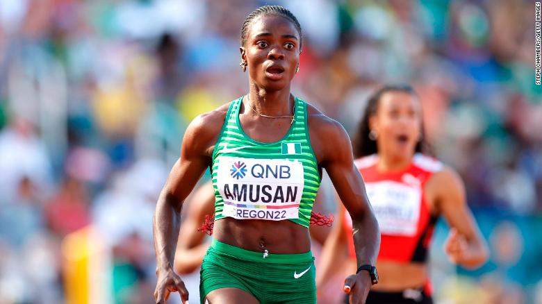 Nigeria’s golden girl Tobi Amusan causes stir after world record win at World Athletics Championships