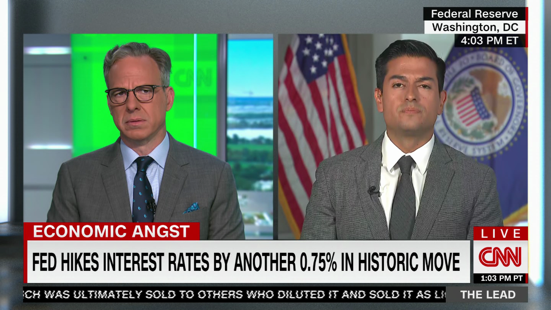 The Federal Reserve makes history with a second massive rate hike in as many months – CNN Video