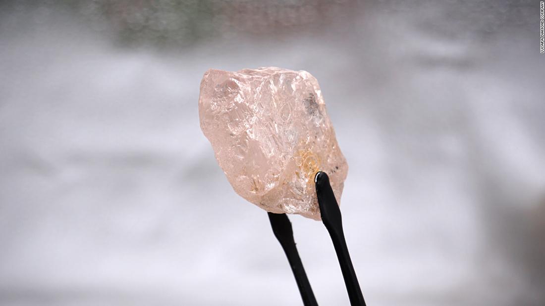 At 170 carats, this may be the largest pink diamond found in 300 years