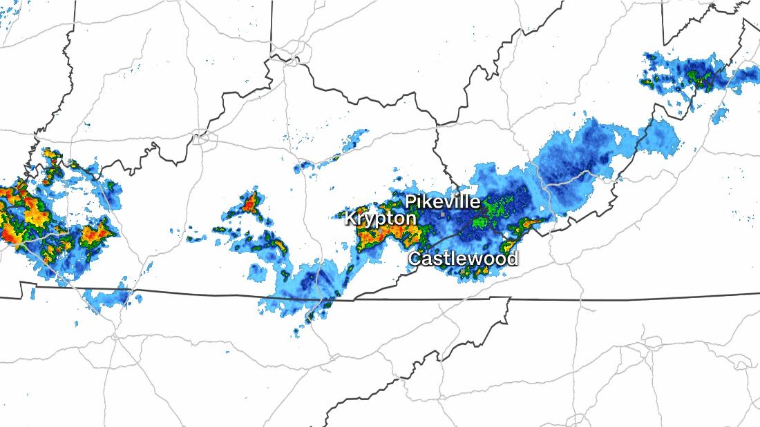 Heavy rain in eastern Kentucky leads to dangerous flash flooding