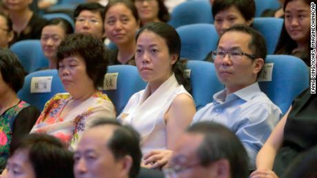 Yang Huiyan, who controls Country Garden, attends an alumni conference in Foshan city, China&#39;s Guangdong province, on 26 June 2016. 