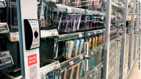 Why drug stores lock their products behind plastic cases