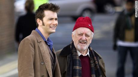 Cribbins (right) appeared alongside David Tennant on &quot;Doctor Who,&quot; his second appearance in the &quot;Doctor Who&quot; franchise. 