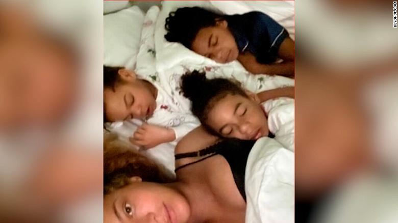 Beyoncé gives rare look at three kids after release of new album