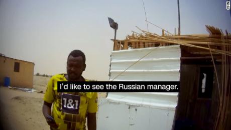 CNN reporter confronts staff at Russian operation in Sudan