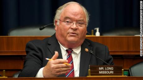 US Rep. Billy Long, seen here on Capitol Hill in 2020, earned former President Donald Trump's praise earlier this year but not an endorsement.