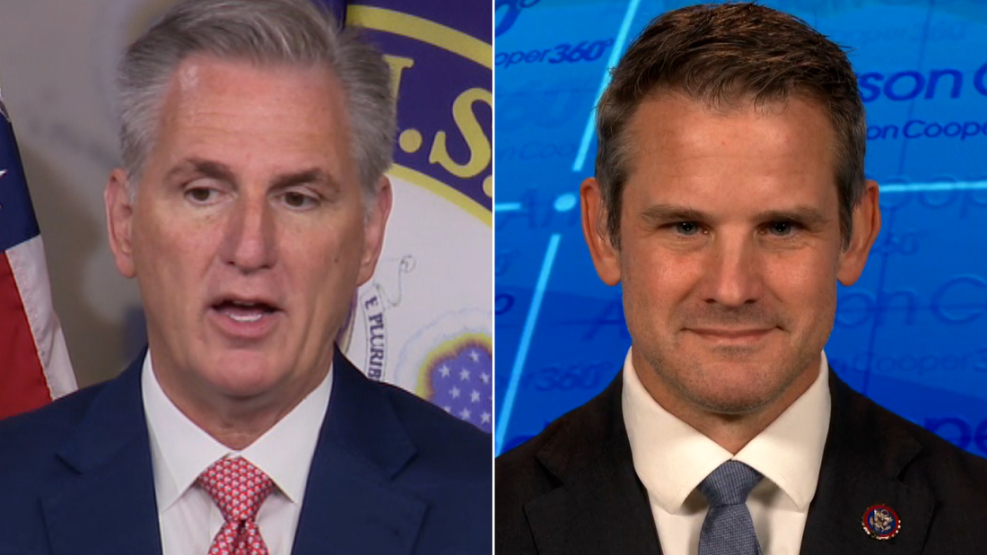 Kinzinger says he doesn’t trust a thing McCarthy says after his response to Trump question – CNN Video