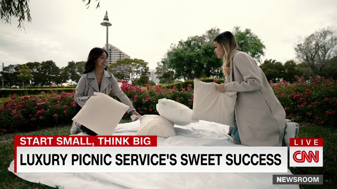 Luxury picnic service’s sweet success – CNN Video