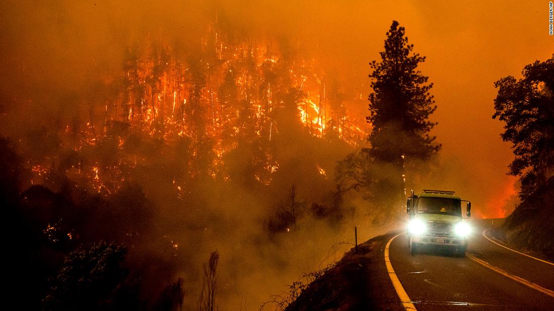Northern California wildfire exacerbated by weather causing significant growth – CNN