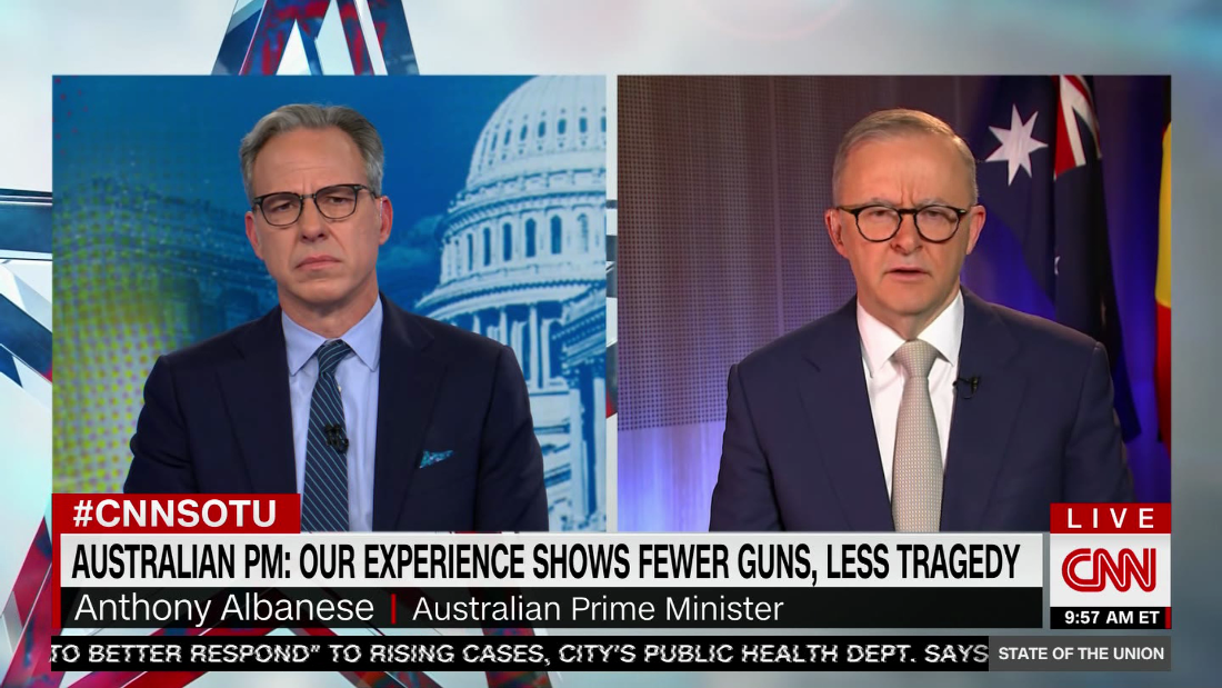Australian PM’s message for America: Fewer guns means ‘less tragedy’ – CNN Video
