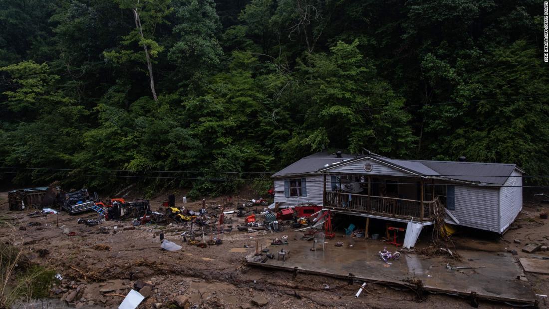 Kentucky officials call for critical recovery supplies as dozens are found dead in flooding and death toll is expected to rise